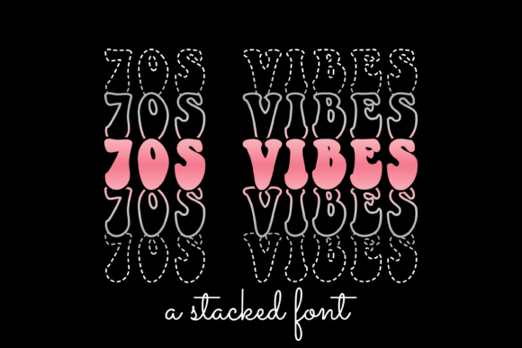 70s Vibes Font: Bold, Retro Display Fonts for Small Business Branding