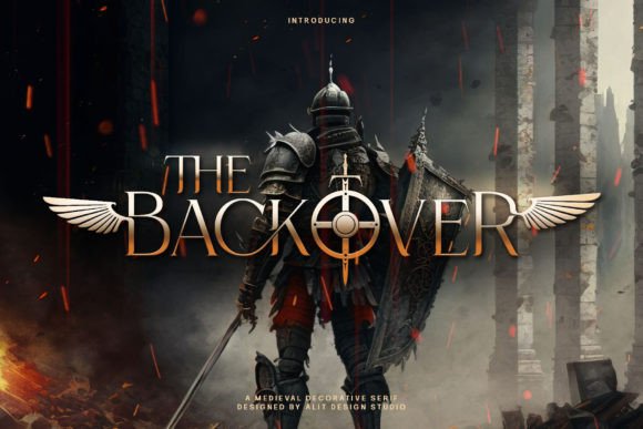 Backover Typeface for Bold Brand Identity