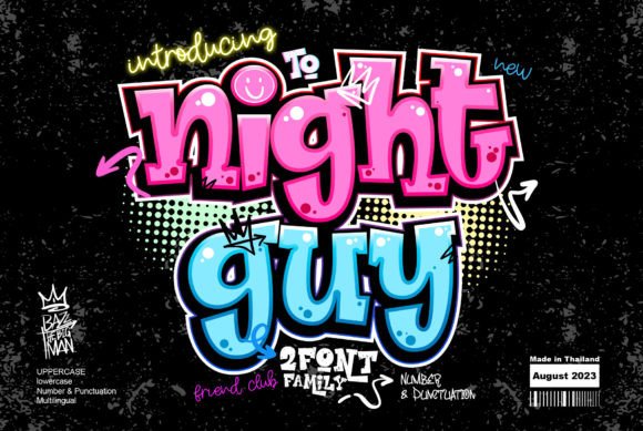 Bring Your Creative Ideas to Life with Night Guy Font