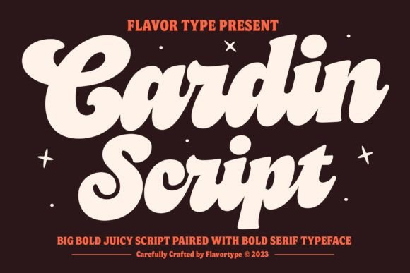 Cardin Duo: A Bold and Juicy Font for Editorial Design
