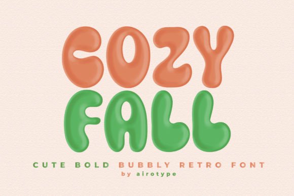 Cozy Fall Font for Playful Vintage Campaigns