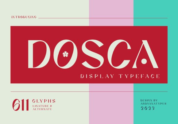 Dosca: Elegant Display Font for Modern Web Design