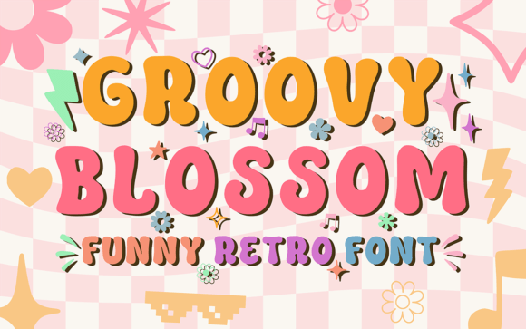 Enhance Your Brand with Groovy Blossom Font