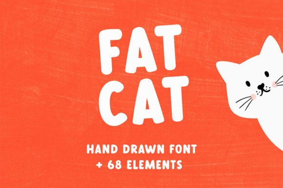 Fat Cat Font: A Playful Display Typeface for Joyful Editorial Moments