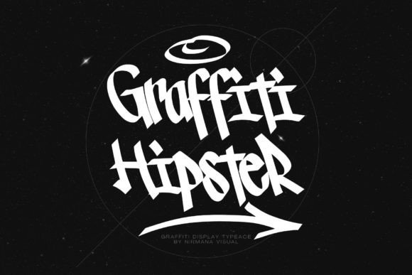 Graffiti Hipster Font for Urban Branding & Campaign Design