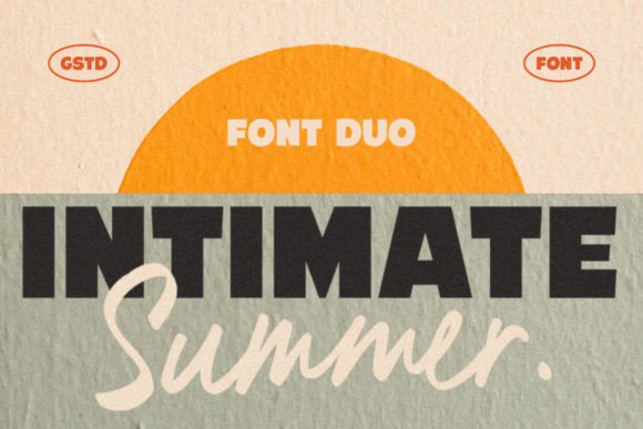 Intimate Summer: A Versatile Font Duo for Editorial Design
