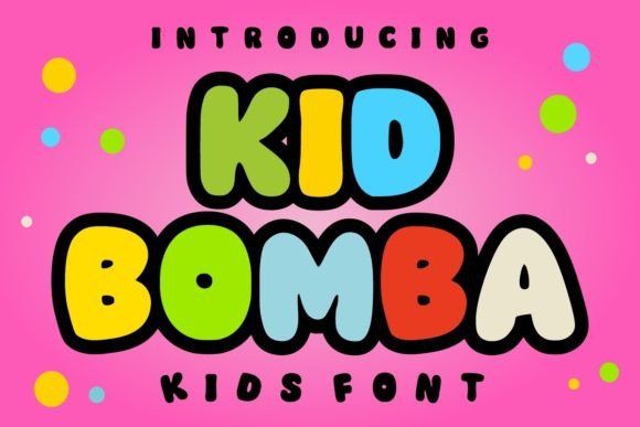 Kid Bomba Display Font for Bold Headlines and Energetic Branding
