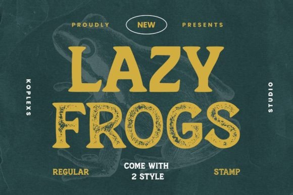 Lazy Frogs Font for Nostalgic, Scroll-Stopping Design