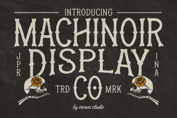 Machinoir Font for Bold, Vintage-Inspired Branding