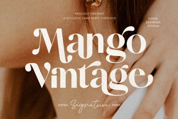 Mango Vintage: A Refined Display Font for Modern Design