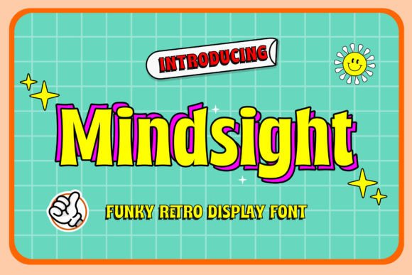 Mindsight: A Funky Retro Display Font