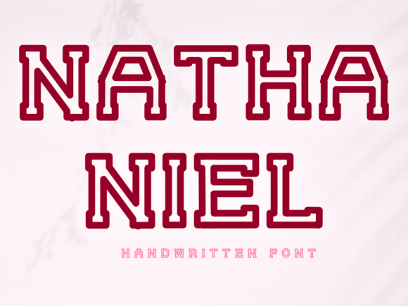 Nathaniel Font: A Distinctive Display Typeface for Standout Branding