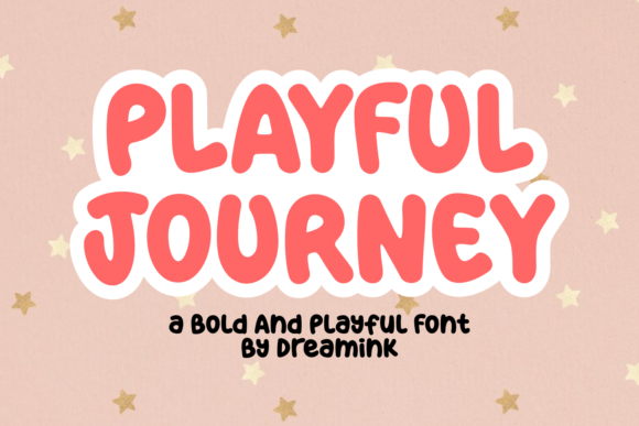 Playful Journey: A Cheerful Display Font for Editorial Joy