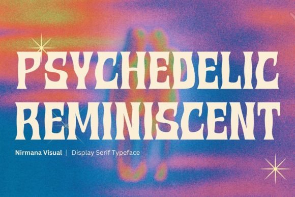 Psychedelic Reminiscent: A Bold Retro Display Font