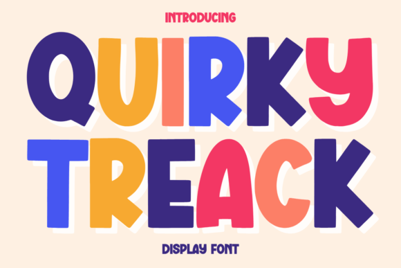 Quirky Treack Font for Small Business Branding