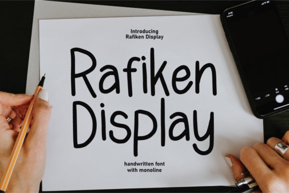 Rafiken Display Font for Vintage-Inspired Branding