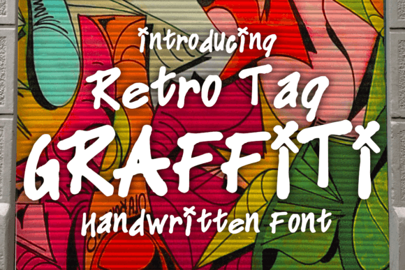 Retro Tag Graffiti Font for Bold Branding & Street-Smart Design