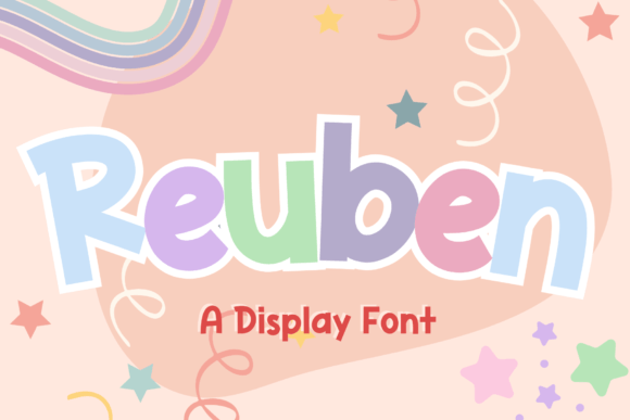 Reuben Font: Playful Display Fonts for Handmade Brands
