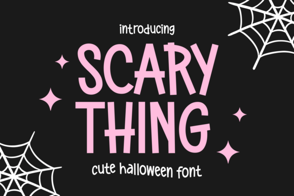 Scary Thing: A Spooky and Playful Display Font