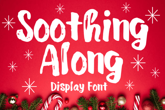 Soothing Along: A Playful Grunge Display Font