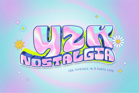 Y2k Nostalgia Font for Handmade & Digital Creators